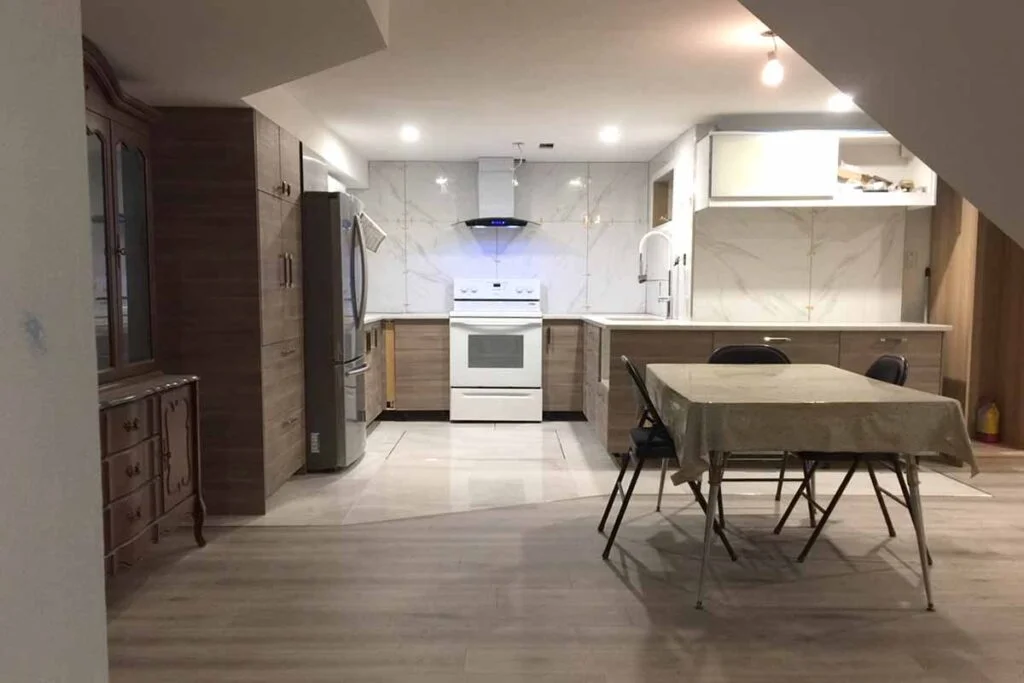 Sous-sol rénové par Rénovation Final Finish